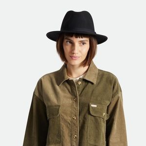 nwot brixton MESSER PACKABLE FEDORA